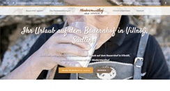 Desktop Screenshot of niedermunthof.com